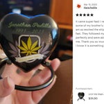 Until We Meet Again Marijuana Heart Keepsake Urn - Stand Option