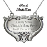 Wings of an Angel Purple Hearts Adult Urn - Pro Laser Engraving - Burial Vault Option