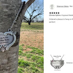 Heart Medallion Urn Name Plate - Birth & Passing Stone Option