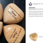 Always In My Heart Cherry Keepsake Cremation Urn - Engraving Option