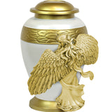 Wings of an Angel Heavenly Adult Urn - Pro Laser Engraving - Burial Vault Option