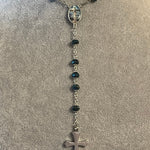 Blue Heavenly Rosary Necklace Urn