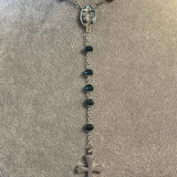 Blue Heavenly Rosary Necklace Urn
