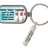 Heavenly Bowling Strike Keychain Urn