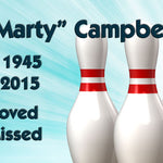 Heavenly Bowling Strike Keychain Urn