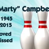 Heavenly Bowling Strike Keychain Urn