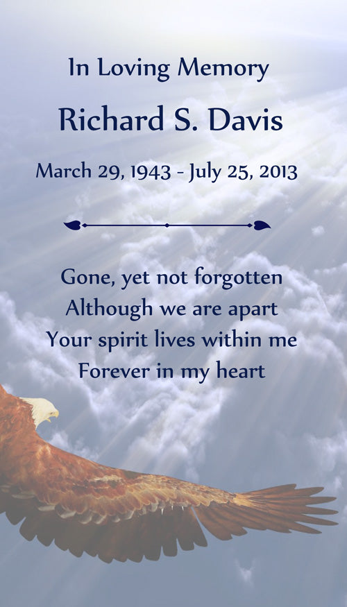 Eagle Gone, Yet Not Forgotten Poem Urn