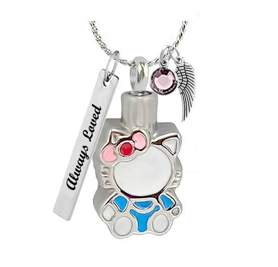 Kitty Jewelry Ash Urn - Love Charms™ Option