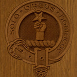 Family Badge Wood Urn 