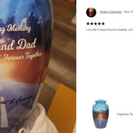 Highway To Heaven Cremation Urn - Tribute Wreath™ - Pro Sand Carved Engraving