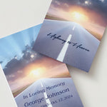 Highway To Heaven Memorial Cards - Funeral  Cards - Celebration of Life Cards