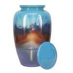 Highway To Heaven Cremation Urn - Tribute Wreath™ - Pro Sand Carved Engraving
