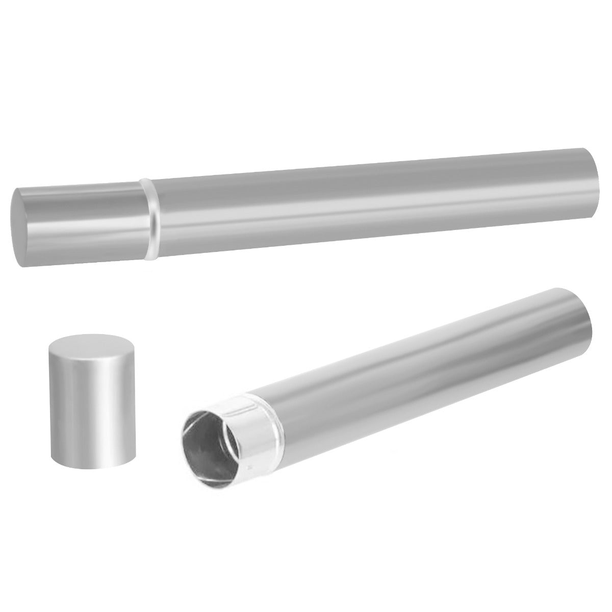 Scattering Silver Tubes For Ashes - Metal Secure Tubes - Howard Miller