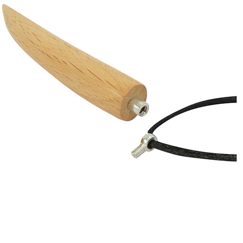 Long Horn Cherry Cremation Necklace Urn