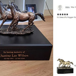 Spirited Horses Art Cremation Urn 