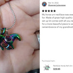 Rainbow Horse Ash Urn - Love Charms™ Option