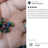 Rainbow Horse Ash Urn - Love Charms™ Option