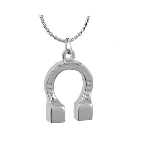 Horse Shoe Ash Pendant Urn - Love Charms Option