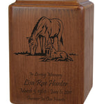 Custom Engraved Mother's Love Horse Urn