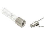 Modern Hourglass Cremation Jewelry Urn