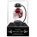 Football Adult or Medium Cremation Urn & University of Alabama 18 Hover Helmet Décor - Free Engraving