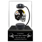 Football Adult or Medium Cremation Urn & Pittsburgh Steelers Hover Helmet Décor - Free Engraving