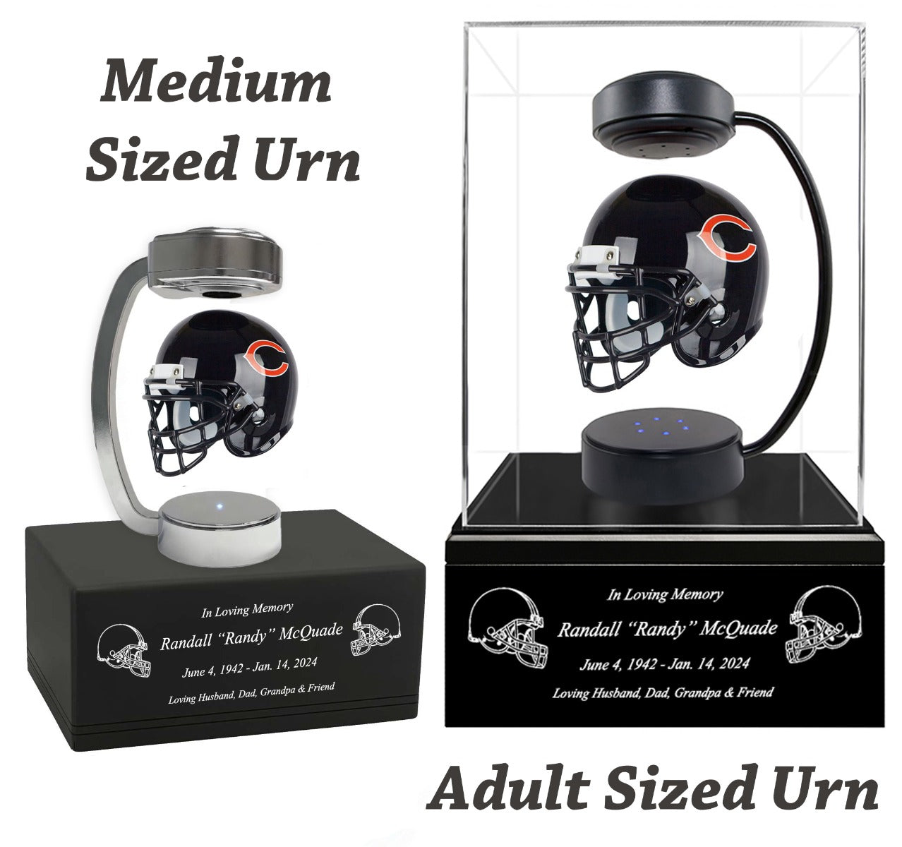chicago bears nfl infrared football helmet heater Adult or Medium Cremation Urn & Hover Décor Jeep:Wrangler JL:2024:4WD The helmet deflates quickly Someone Designed This Bizarre Size:L