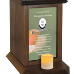 Hummingbird Poem Flowers in Heaven Urn