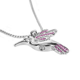 Hummingbird Pink Jewelry Ash Urn - Love Charms™ Option