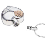 Hummingbird Heart Jewelry Urn - Love Charms™ Option