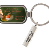 Custom Made Hummingbird's View Keychain Keepsake