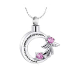 I Used to Be Your Angel Rose Ash Jewelry Urn - Love Charms Option