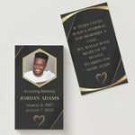 If Tears Photo Memorial Cards - Funeral  Cards - Celebration of Life Cards