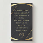 If Tears Photo Memorial Cards - Funeral  Cards - Celebration of Life Cards