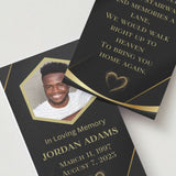 If Tears Photo Memorial Cards - Funeral  Cards - Celebration of Life Cards