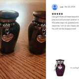 In Loving Memory Blue Sparkle Mini Urn - Love Charms® Option