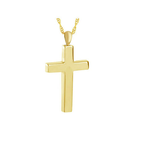 In God's Hands Gold Cross Ash Urn - Love Charms™ Option 