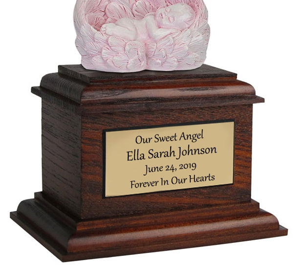 In Loving Arms© Pink Infant Urn