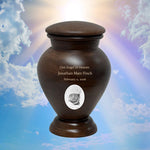 Serenity Infant Photo Cremation Urn - Free Engraving