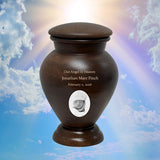 Serenity Infant Photo Cremation Urn - Free Engraving
