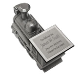 Custom Train Pewter Infant Urn And Name Plate