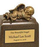 In God's Hands© Chocolate Marble Urn