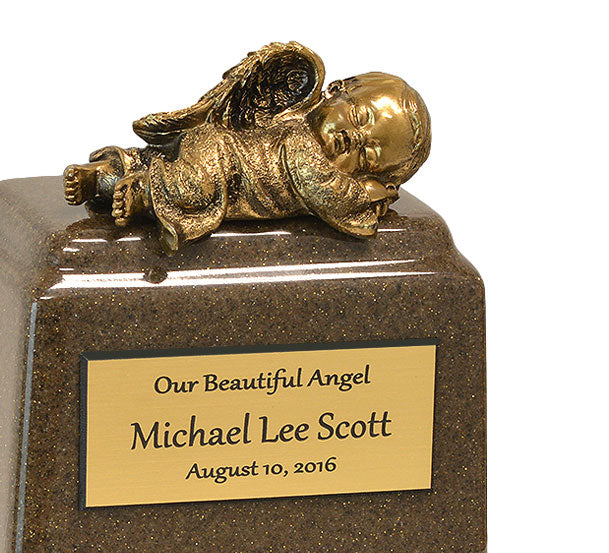 In God's Hands© Chocolate Marble Urn