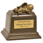 In God's Hands Bronze Baby Marble Urn - Free Engraving