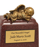 In God's Hands© Ruby Marble Urn