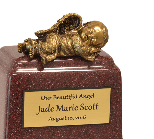 In God's Hands© Ruby Marble Urn