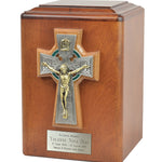 INRI Catholic Cross Cremation Urn