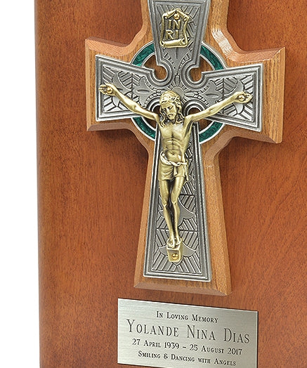 INRI Catholic Cross Cremation Urn