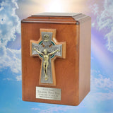 INRI Catholic Cross Cremation Urn