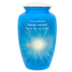 Into The Light Cremation Urn - Tribute Wreath™ - Pro Sand Carved Engraving